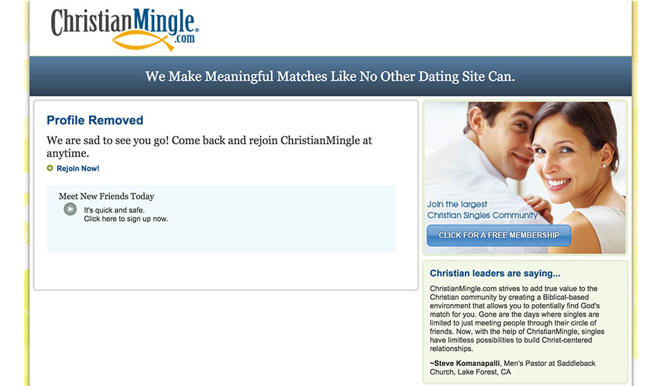 ChristianMingle Review November 2023 [Features, Pros & Cons, Pricing]