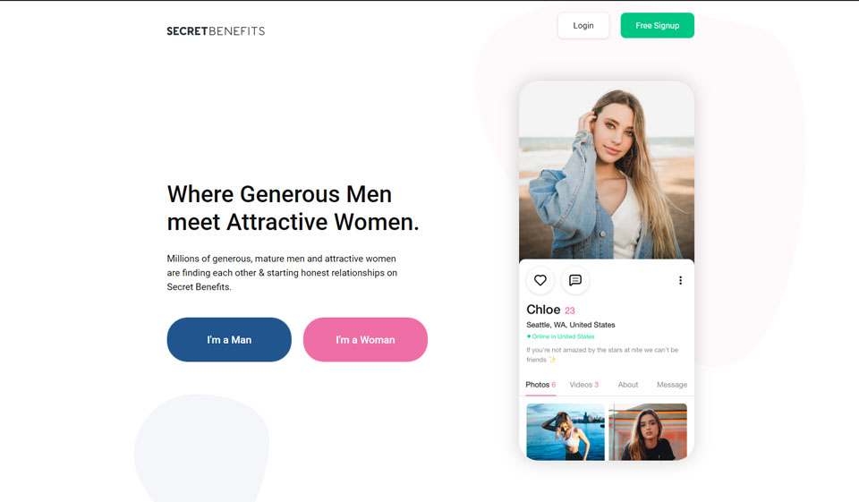 Secret Benefits review: Great dating site?