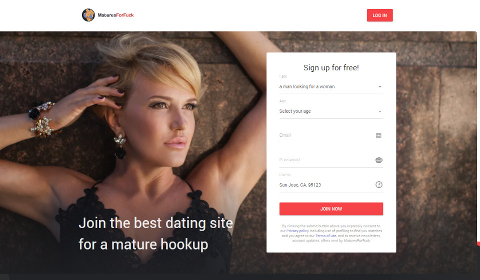MaturesForFuck Review: Great Dating Site